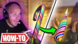 HOW TO BREAK THE CANDY CANE KNIFE IN VALORANT!