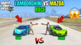LAMBORGHINI SIAN VS MAZDA FURAI RACE | TECHNO GAMERZ | GTA V GAMEPLAY #107