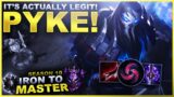 PYKE MID IS ACTUALLY LEGIT! – Iron to Master S10 | League of Legends