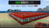 Xbox Series X Minecraft 1K TNT – 4K FPS Test (Frame-Rate)