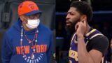 Anthony Davis taunts Spike Lee after THT game winner vs Knicks!
