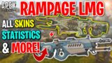 Rampage LMG ALL SKINS, STATISTICS AND MORE! – Apex Legends Season 10 Emergence Gameplay
