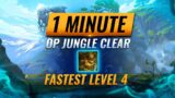 FASTEST JUNGLE CLEAR: Ivern's OP Jungle Path in 1 Minute – League of Legends #Shorts