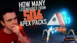 How many legendaries will we get from 504 Apex Legends packs? (Season 9)