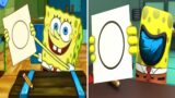 SpongeBob VS Among Us (perfect circle)