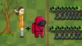 Squid Game Among Us In Plants Vs Zombies Fusion Animation