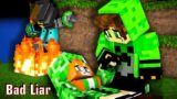 Bad Liar New – Minecraft Animation, Creeper Girl and Creeper Man Sad Life, Closer Meme (Love Story)
