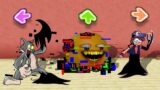 FNF Character Test | Gameplay VS Minecraft Animation | Annoying Orange | Pibby Tom | Bill Glitch