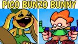 Friday Night Funkin – BUNZO BUNNY vs PICO || PICO SINGS MUSICAL MEMORY || NEW BUNZO BUNNY MOD IN FNF