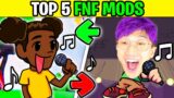 LANKYBOX REACTS To CRAZIEST *NEW* FNF MODS!? (MICKEY MOUSE vs ANNOYING ORANGE PIBBY GLITCH!)