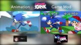 Pol Side by Side | RACING – Sonic vs BF | Friday Night Funkin' but It's Anime
