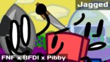 FNF x BFDI x Pibby Concept | Vs. Leafy | Jagged