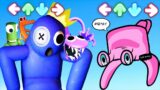 Friday Night Funkin' VS Rainbow Friends Chapter 2 Pink in Animation (FNF Mod/Hard)