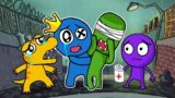 The Story of RAINBOW FRIENDS Green is Blind | Rainbow Friends Animation | FNF Speedpaint.