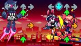 Friday Night Funkin' – Zen vs Melody + Skarlet Bunny – Animation Mods