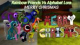 Alphabet Lore "MERRY CHRISMAS" Vs All Rainbow Friends Sings Friends To Your End | Alphabet x ROBLOX