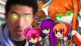 THE WHOLE GANG IS HERE! – Friday Night Funkin Doki Doki Takeover Plus